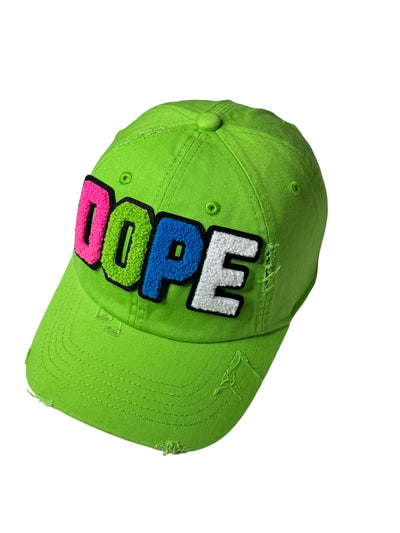 Customized Dope Distressed Dat Hat