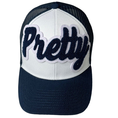 Pretty Trucker Hat with Mesh Back (Navy/White) Reanna’s Closet 2