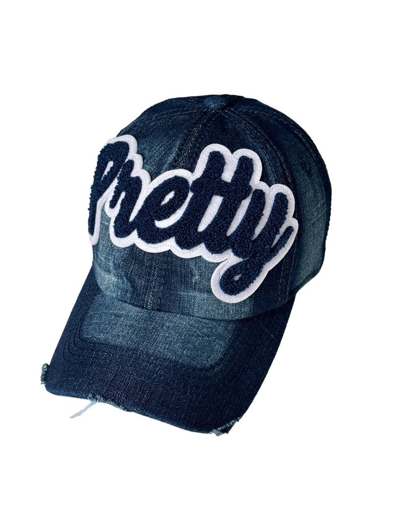 Pretty Trucker Hat (Navy/Dark Denim)