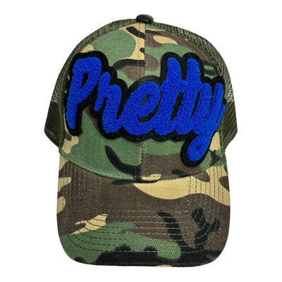 Pretty Trucker Hat With Mesh Back (Camouflage)