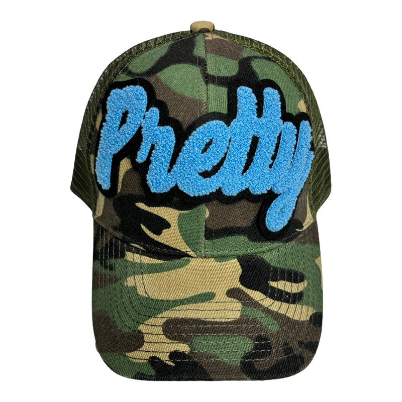 Pretty Trucker Hat With Mesh Back (Camouflage)