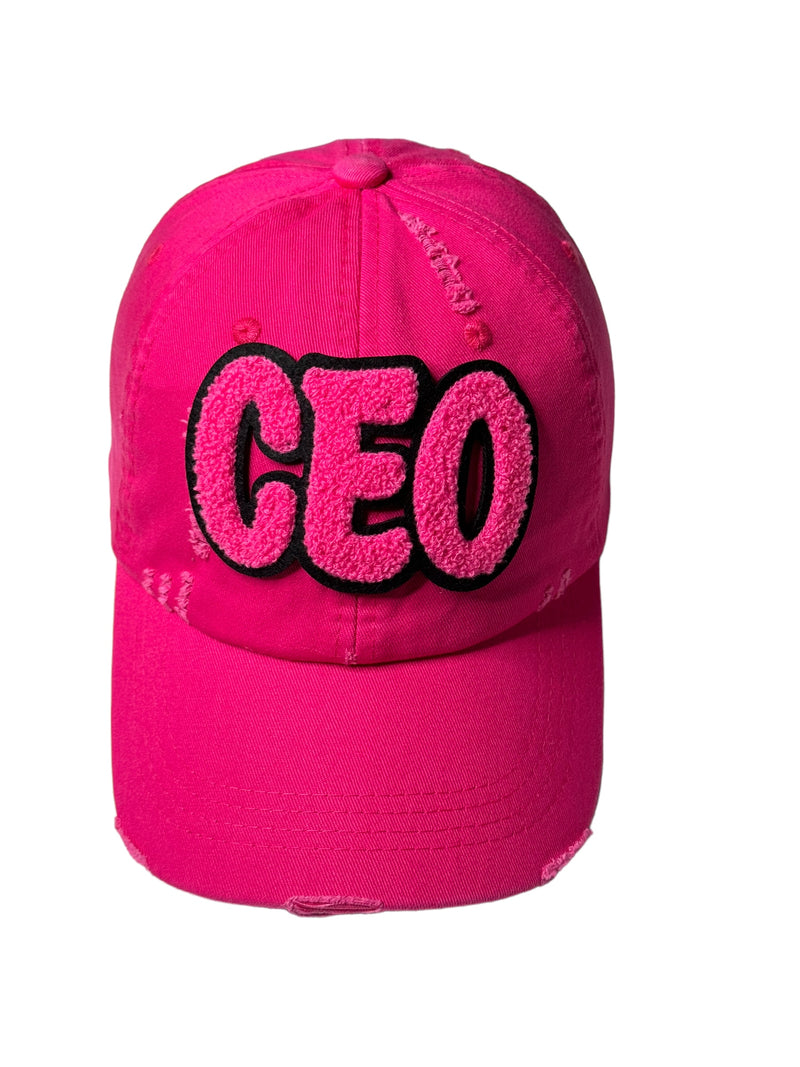 CEO Hat, Distressed Dad Hat