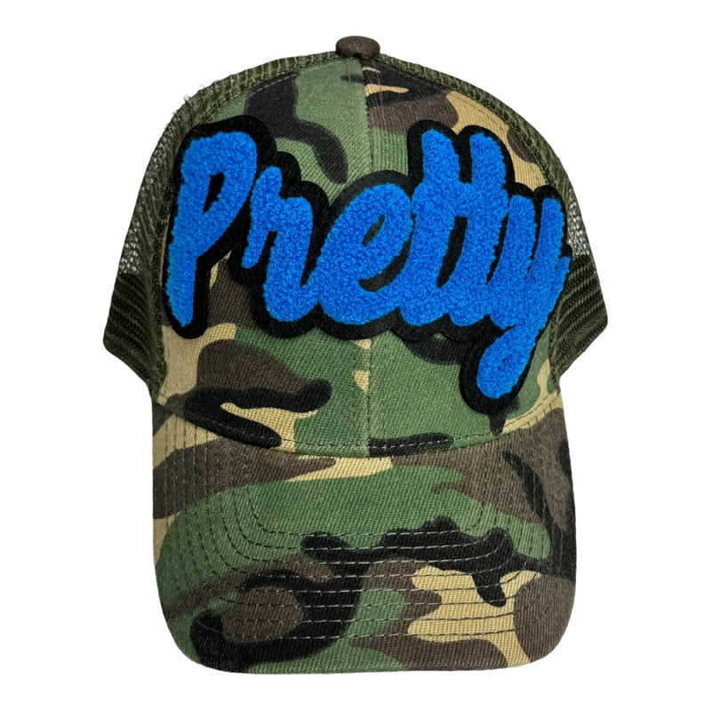 Pretty Trucker Hat With Mesh Back (Camouflage)