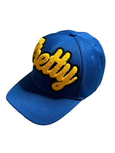 Pretty Baseball Cap (Royal Blue/Gold)