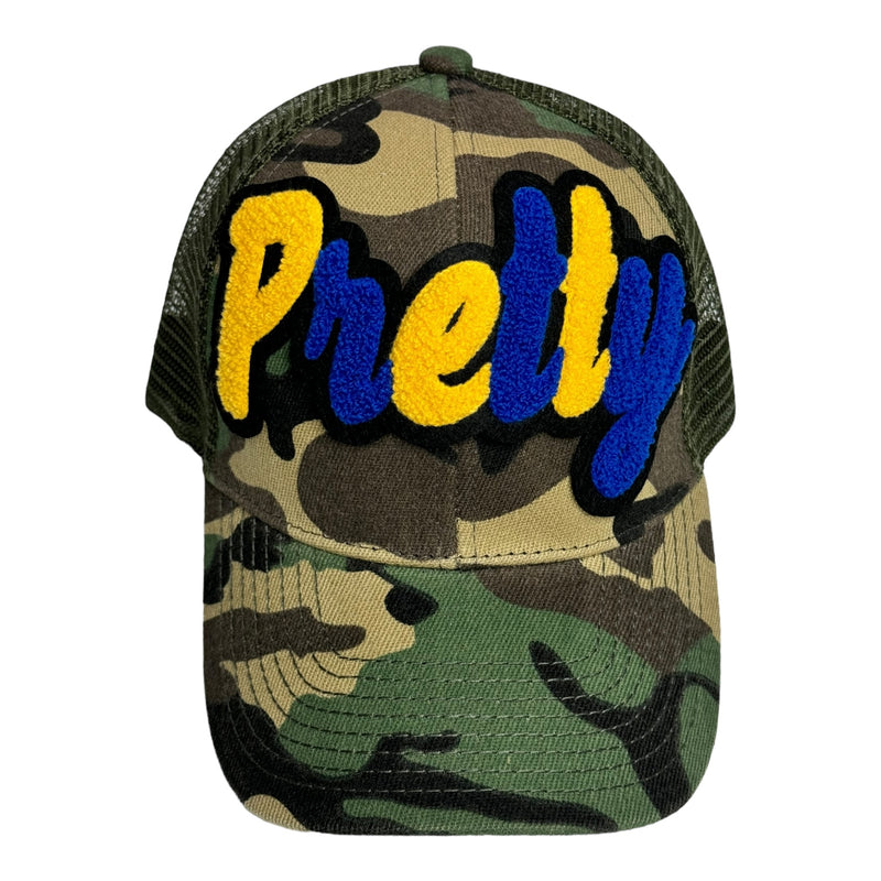 Pretty Trucker Hat With Mesh Back (Camouflage)