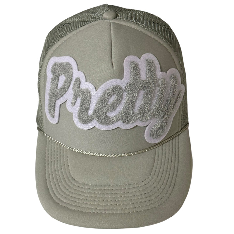 Pretty Hat, Foam Trucker Hat (Gray) Reanna’s Closet 2