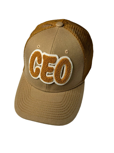 Customized CEO Trucker Hat with Mesh Back