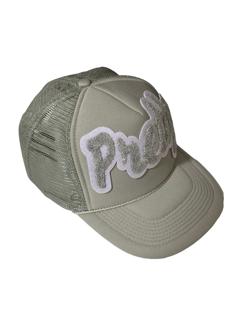 Pretty Hat, Foam Trucker Hat (Gray)