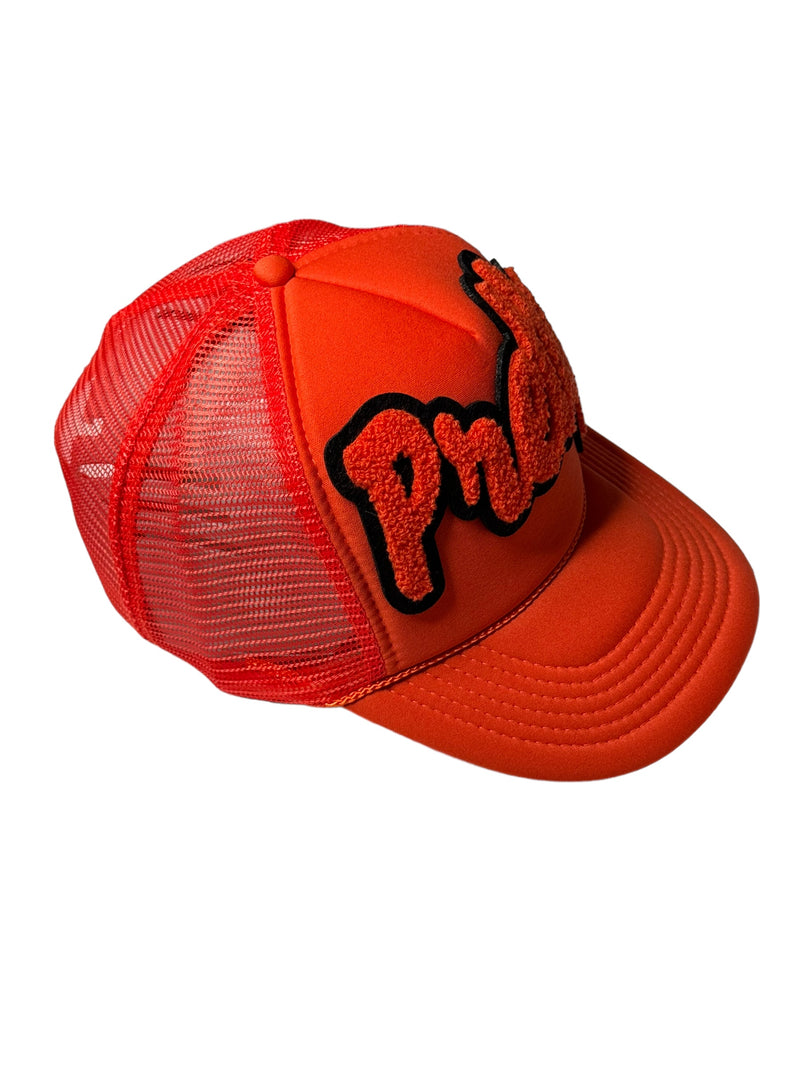 Customized Pretty Hat, Foam Trucker Hat (Orange)