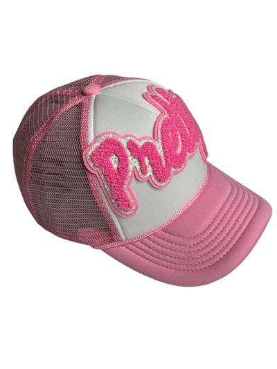 Pretty Hat, Foam Trucker Hat (Pink/Glitter)