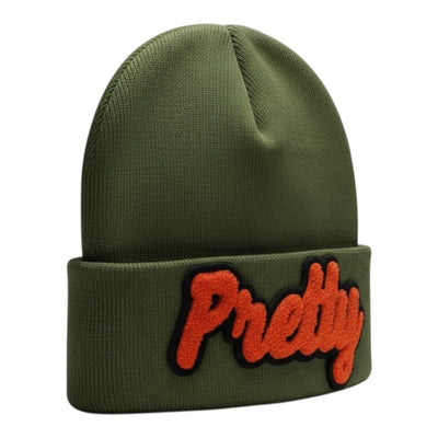 Pretty Beanie in Orange Olive