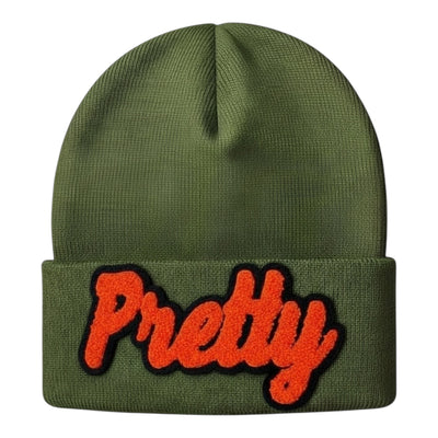 Pretty Beanie in Orange Olive