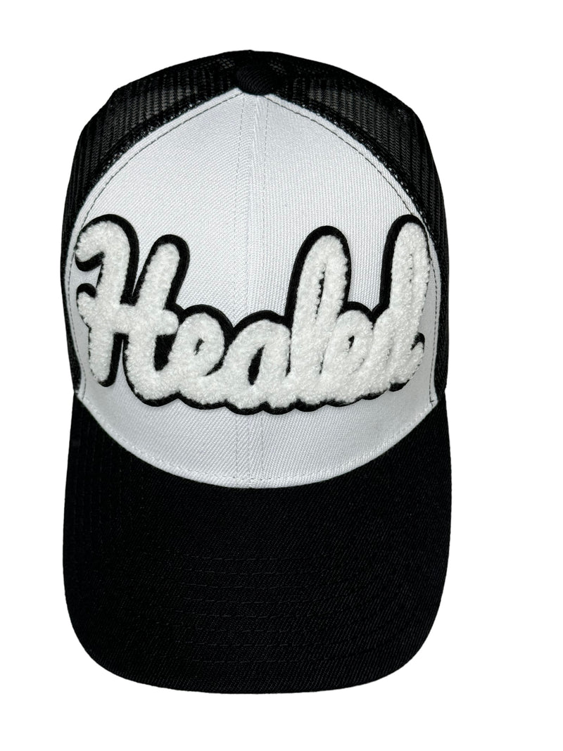 Healed Trucker Hat With Mesh Back