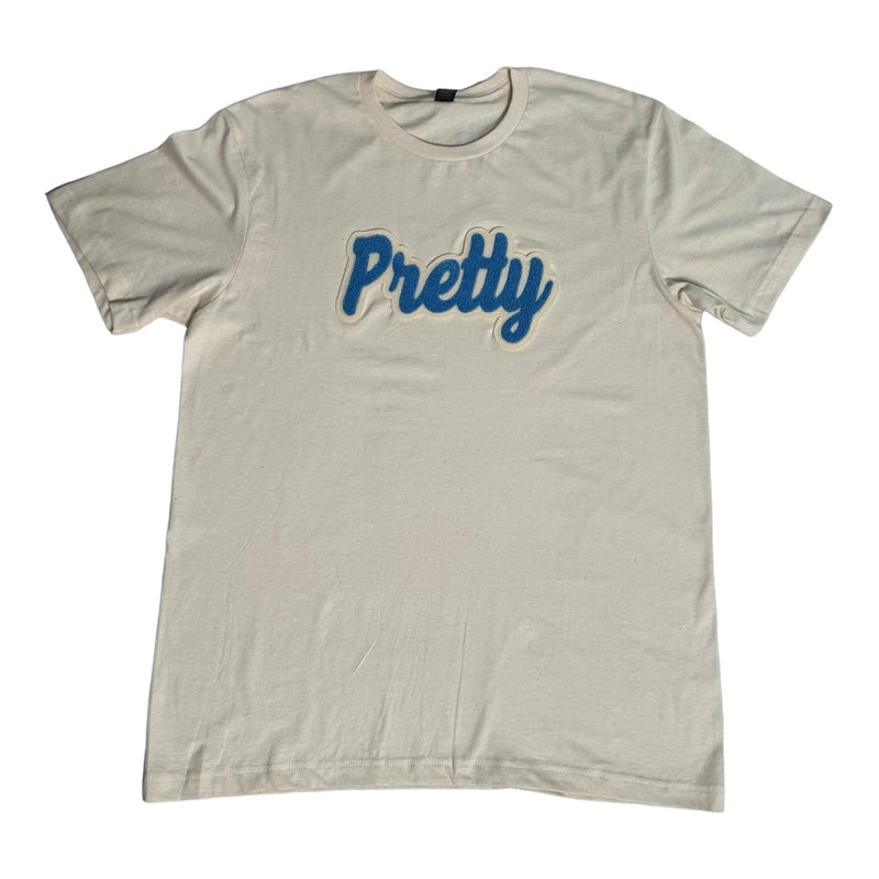 Pretty T-Shirt (Natural/Blue/Cream)- Please Allow 2 Weeks for Processing