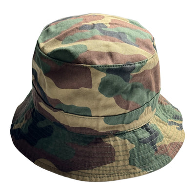 Camouflage Print Pretty Bucket Hat (Purple)