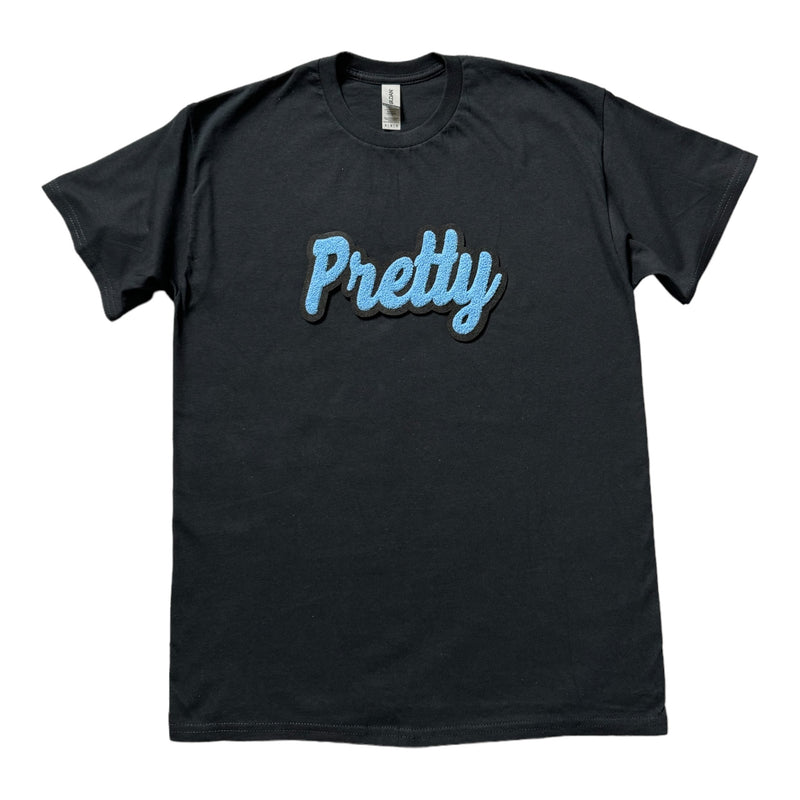 Pretty T-Shirt (Black/Blue)- Please Allow 2 Weeks for Processing