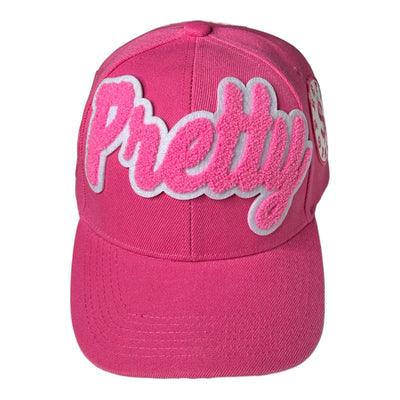Remixed Pretty Baseball Cap (Pink/White)