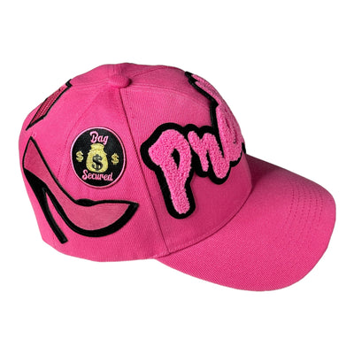 Remixed Pretty Baseball Cap (Pink/Black)