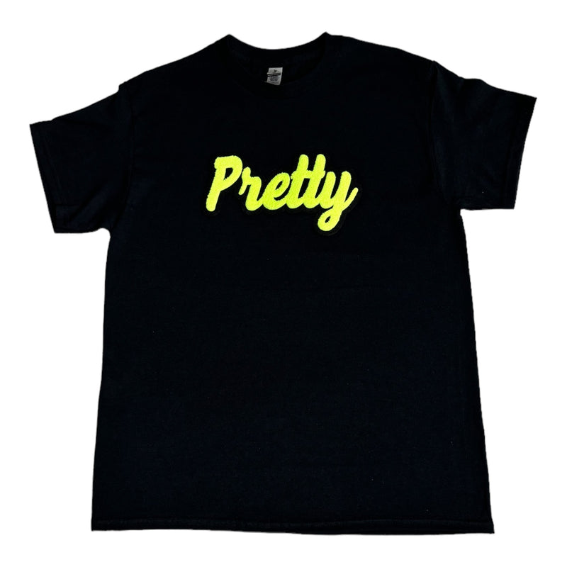 Pretty T-Shirt (Black/Neon Yellow)- Please Allow 2 Weeks for Processing