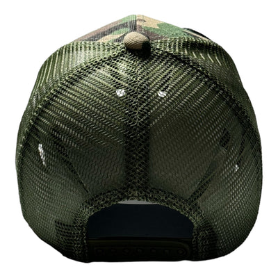 Pressure Trucker Hat (Camouflage/Gold)