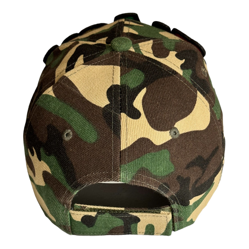 Black Baseball Cap (Multi/Camouflage)