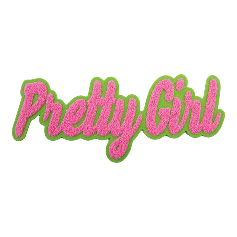 Chenille Pretty Girl Patch ( 11 inch)