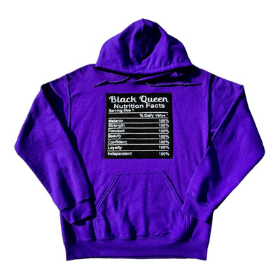 Black Queen Nutrition Facts Hoodie