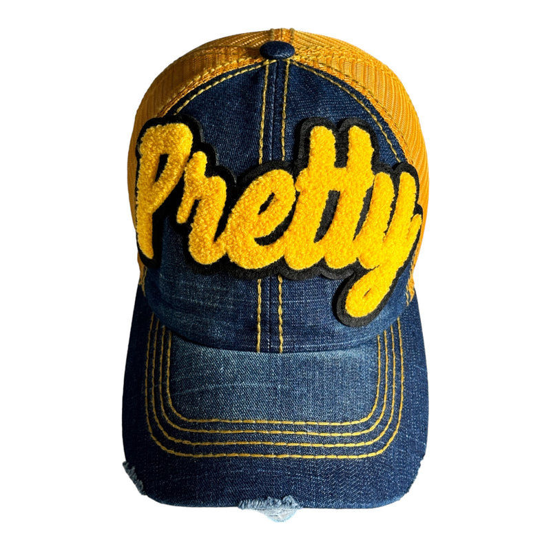 Pretty Trucker (Denim/Gold)