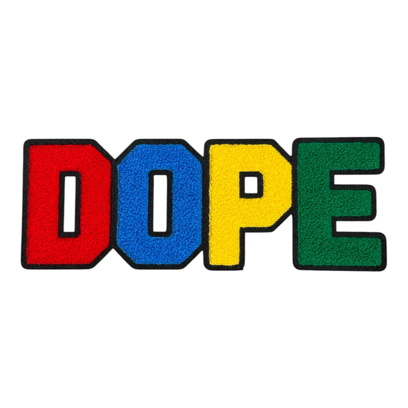 Chenille DOPE Patch (9 Inch) - Premium Quality Sew-On Patch