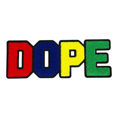 Chenille DOPE Patch (9 Inch) - Premium Quality Sew-On Patch