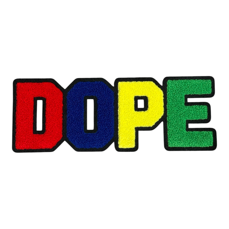 Chenille DOPE Patch (9 Inch) - Premium Quality Sew-On Patch