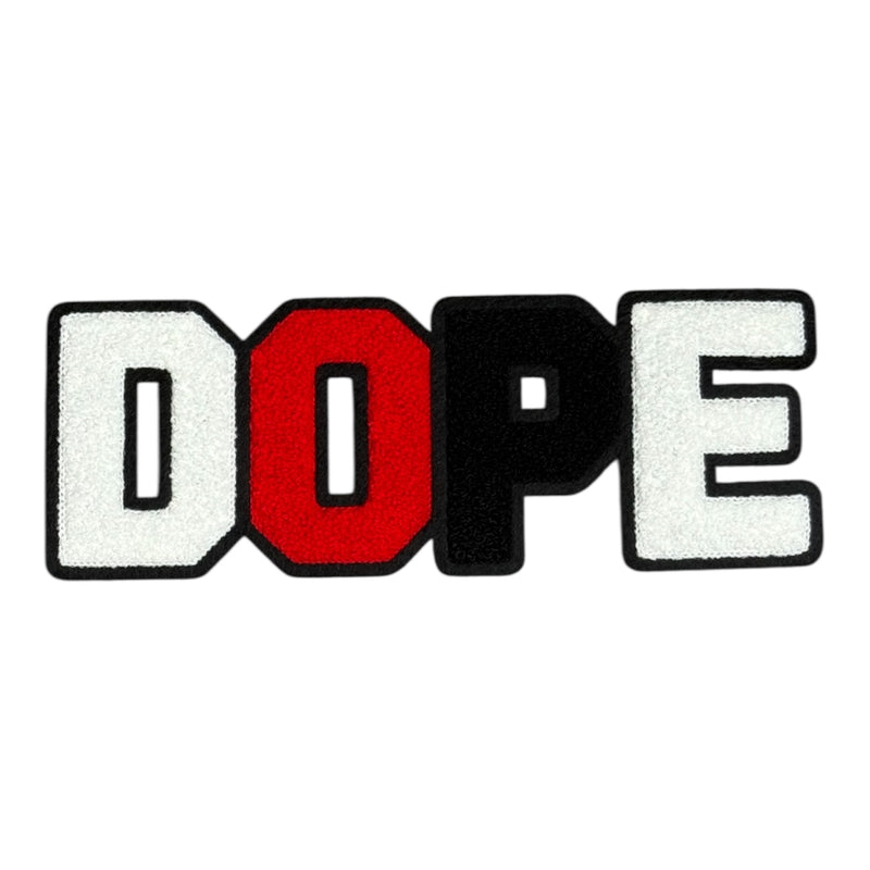 Chenille DOPE Patch (9 Inch) - Premium Quality Sew-On Patch