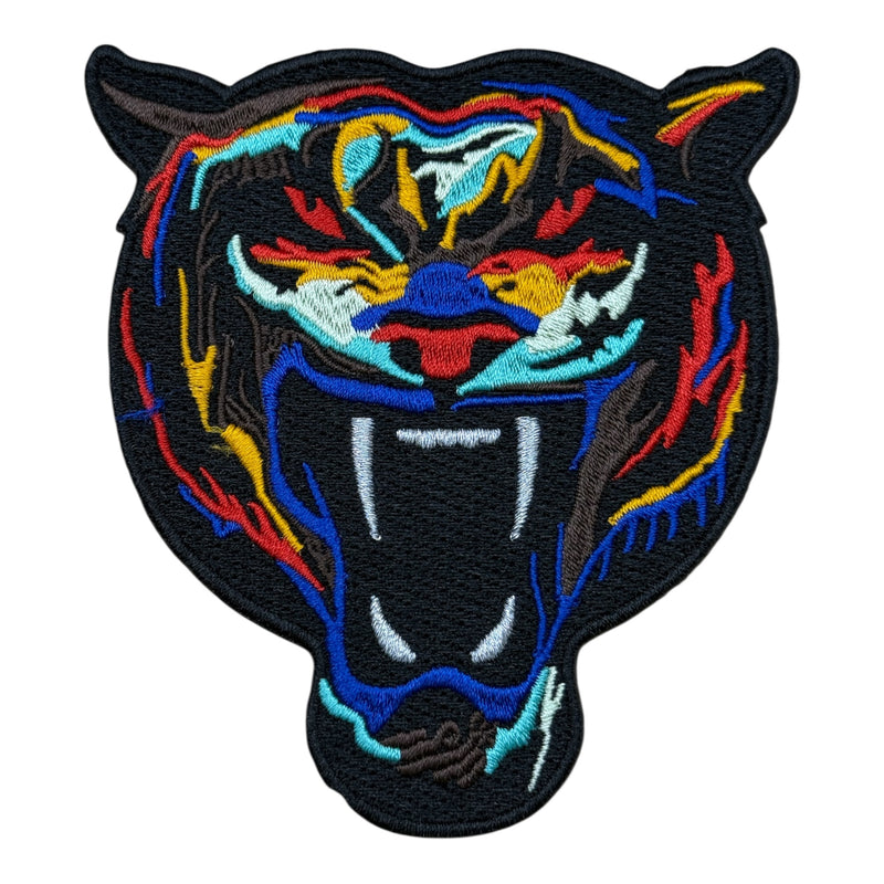 Fearless Tiger Patch 4 Inch for Iron-On or Sew-On Applications