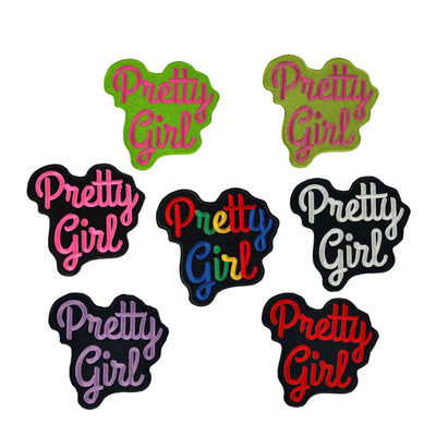 Pretty Girl Patch, 4” Embroidered Patch, Iron On Patch Reanna’s Closet 2®
