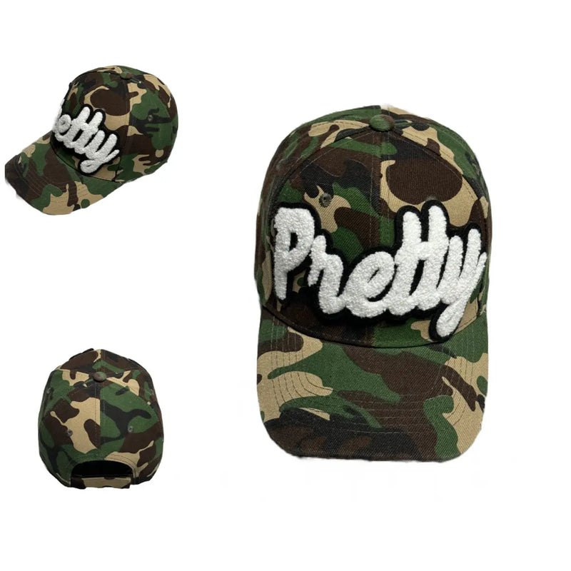 Pretty Hat, Camouflage Print Baseball Cap - Reanna’s Closet 2