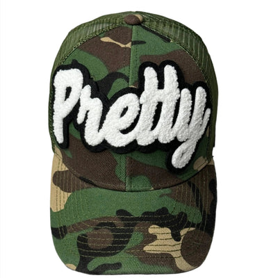 Pretty Hat, Camouflage Print Trucker Hat with Mesh Back Reanna’s Closet 2