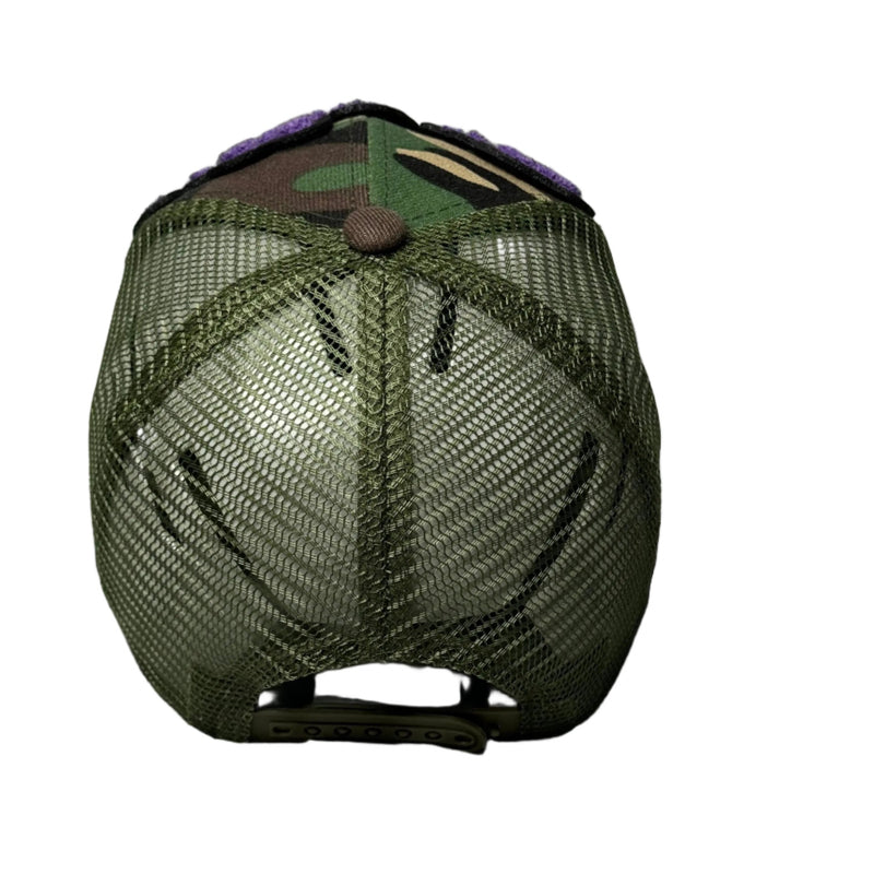 Pretty Hat, Camouflage Print Trucker Hat with Mesh Back (Purple) Reanna’s Closet 2