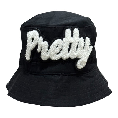 Pretty Bucket Hat (Black/White)