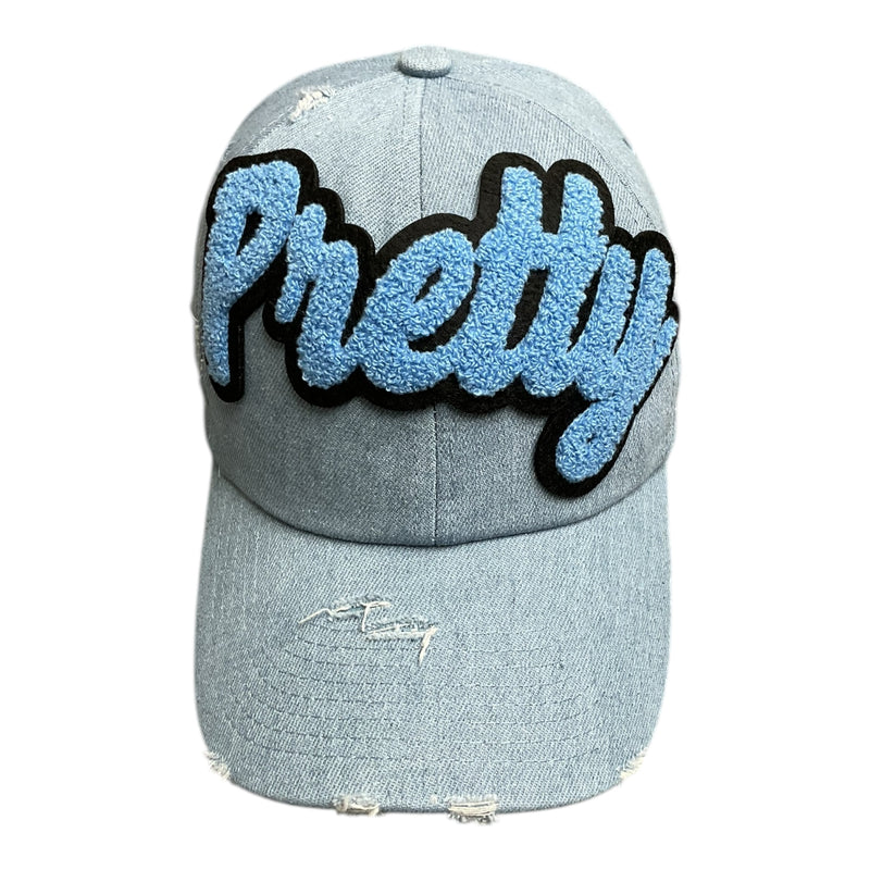 Pretty Dad Hat (Denim/Light Blue/Black)