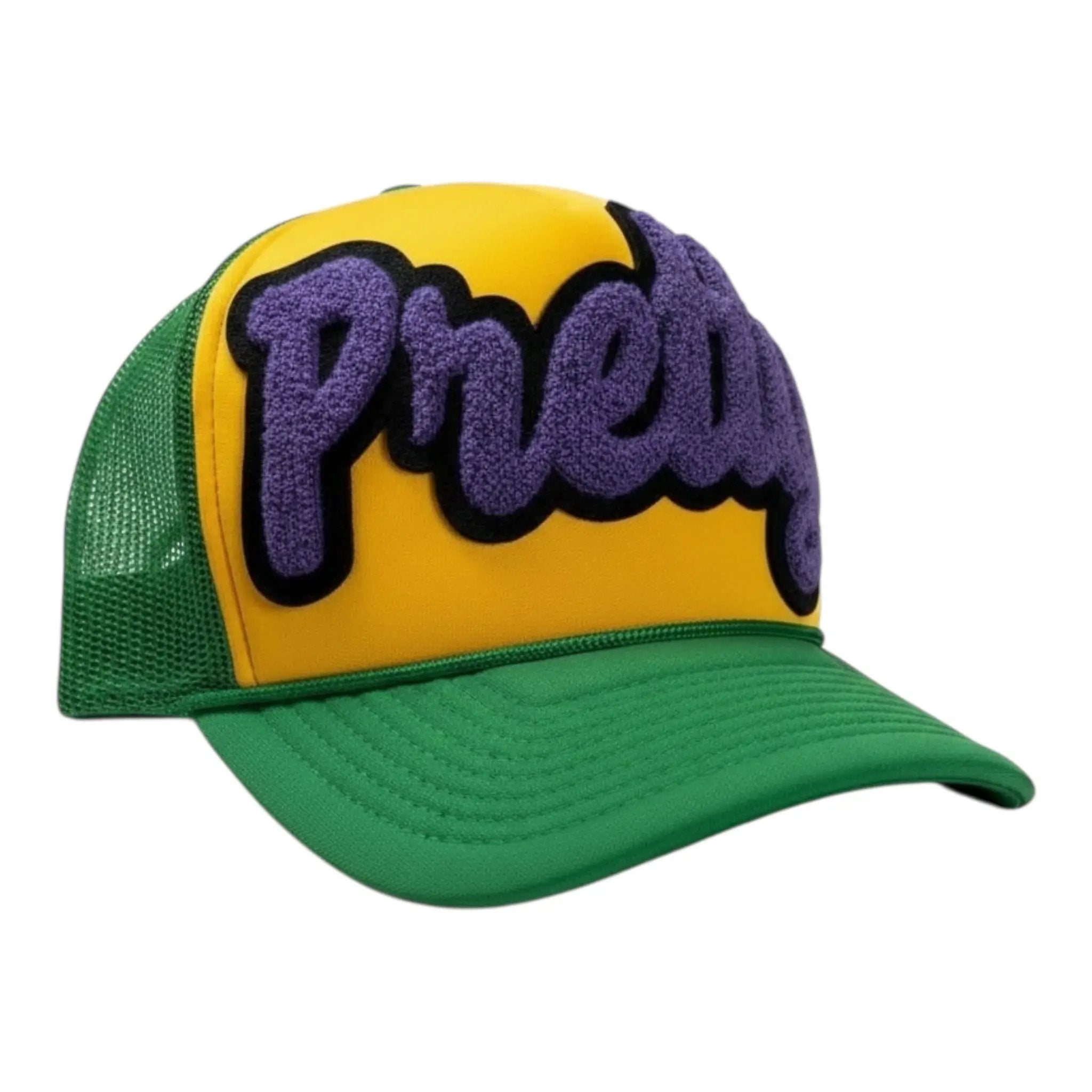 Pretty Foam Trucker Hat (Green/Gold/Purple) Online – Reanna’s Closet 2