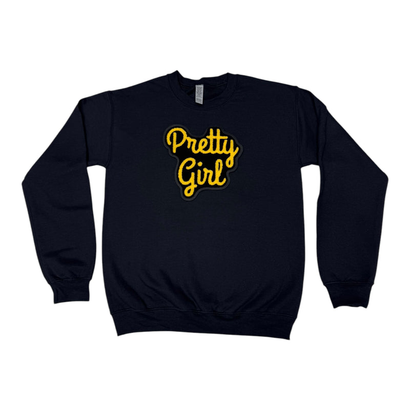 Pretty Girl Sweatshirt Gold