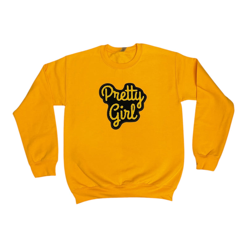 Pretty Girl Sweatshirt (Gold/Black)