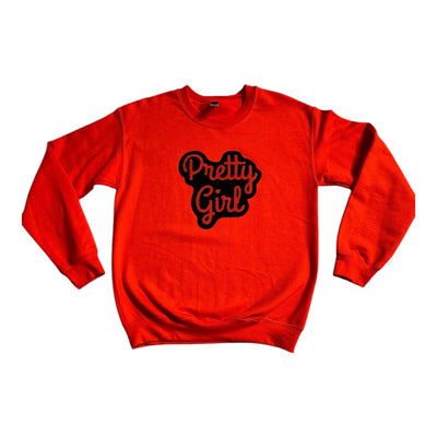 Pretty Girl Sweatshirt Orange