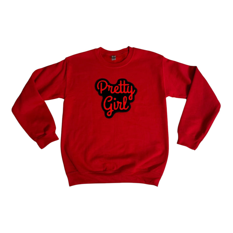 Pretty Girl Sweatshirt/Red