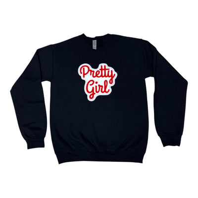 Pretty Girl Sweatshirt (Red/White/Black)