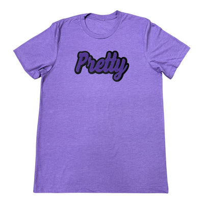 Pretty T-Shirt (Purple) for All-Day Comfort 