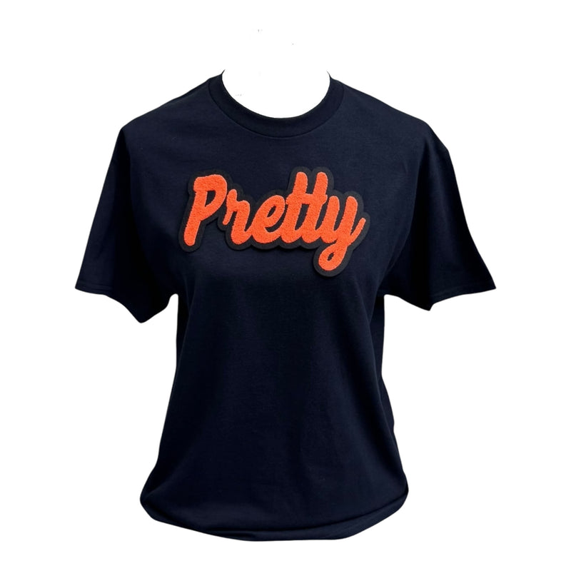 Pretty T-shirt (Black/Safety Orange)