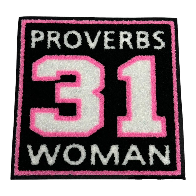 Proverbs 31 Woman Patch, Chenille Patch, Sew on Patch Reanna’s Closet 2®