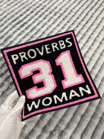 Proverbs 31 Woman Patch, Chenille Patch, Sew on Patch - Reanna’s Closet 2