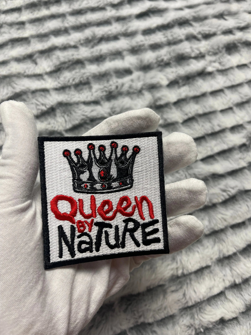 Queen by Nature Patch, 3” Embroidered Iron-on Patch - Reanna’s Closet 2